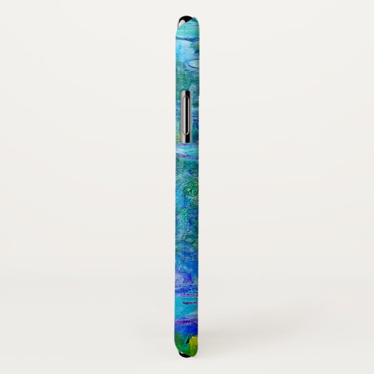 Vers blauw water Lily Pond Monet Fine Art Case-Mate iPhone Case (Achterkant / rechts)