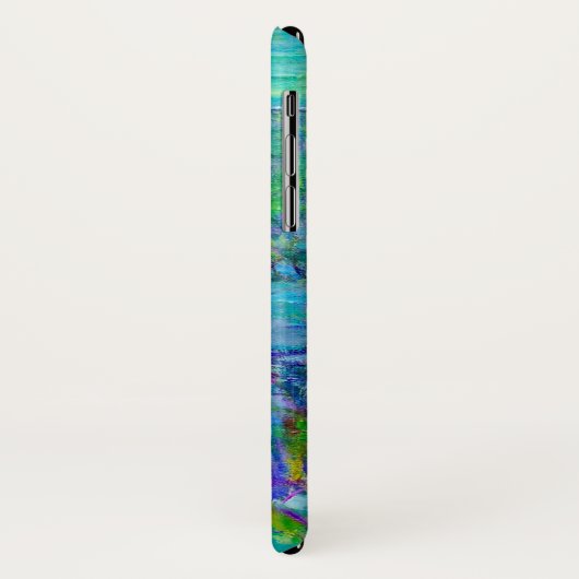 Vers blauw water Lily Pond Monet Fine Art Case-Mate iPhone Case (Achterkant/links)