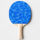 Vers blauw water tafeltennisbatje (Voorkant)