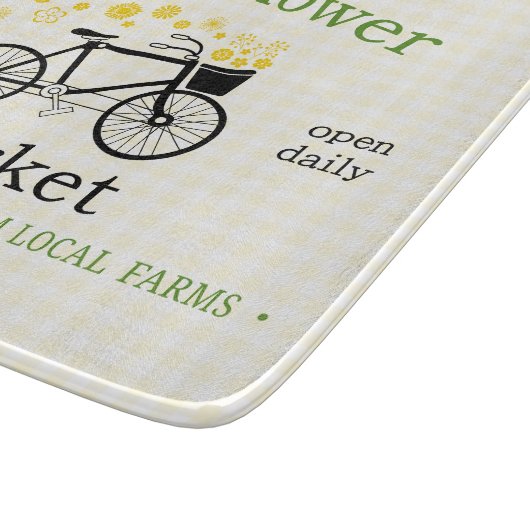 Vers Bloemmarktglas Snijplank (Hoek)