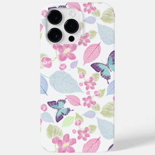 vers bloemmotief Case-Mate iPhone case (Achterkant)