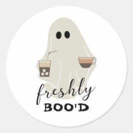 Vers Boo'd | Halloween Schattigee spook Ronde Sticker