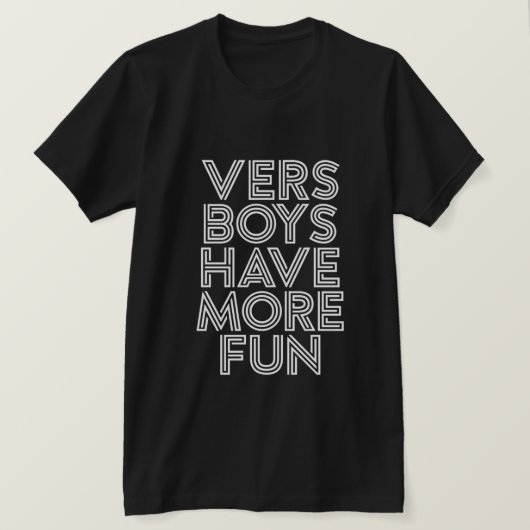 VERS BOYS HEBBEN MEER VORM T-SHIRT (Design voorkant)