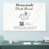 Vers brood bakkerij naam ingrediënten Q of code h Spandoek (Beurs)