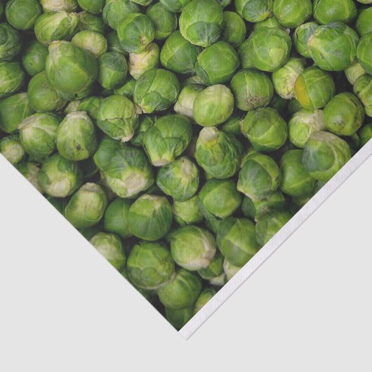 Vers Brussels Sprouts Tissuepapier (Detail)