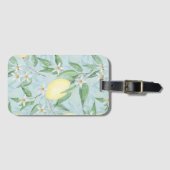 vers citroengeel citrus bagagelabel (Voorkant (horizontaal))