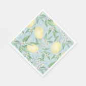 vers citroengeel citrus servet (Hoek)