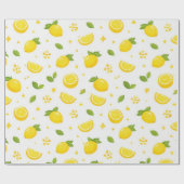 Vers citroenpatroon cadeaupapier (Vlak)