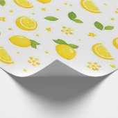 Vers citroenpatroon cadeaupapier (Hoek)