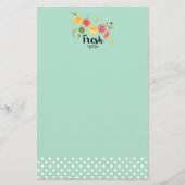 Vers - Citrusvruchten in Waterverf Briefpapier (Voorkant)