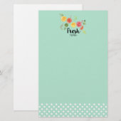 Vers - Citrusvruchten in Waterverf Briefpapier (Voorkant / Achterkant)