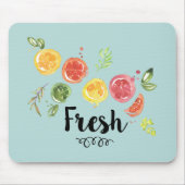 Vers - Citrusvruchten in Waterverf Muismat (Voorkant)