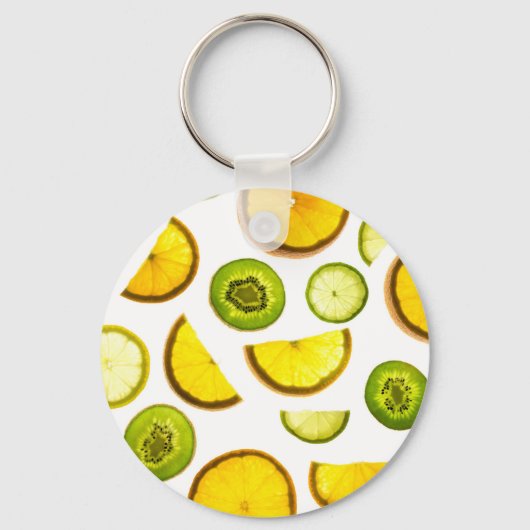 Vers citrusvruchten sleutelhanger (Voorkant)