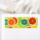Vers citrusvruchtenontwerp, geschikt om te kleuren etiket (Insitu)