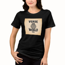 Vers De Wereld Bella + Canvas Vrouwen Tri-blend T-
