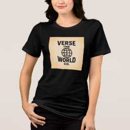 Vers De Wereld Bella + Canvas Vrouwen Tri-blend T- Shirt