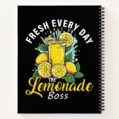 Vers Elke Dag De Limonade Baas Notitieboek (Achterkant)