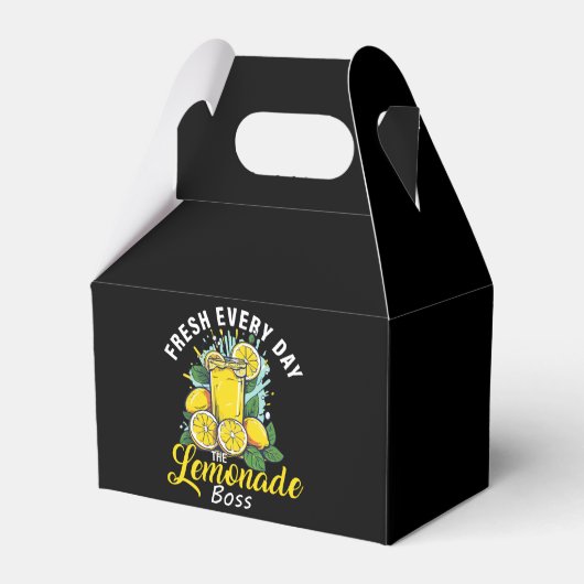 Vers elke dag de limonadebaas bedankdoosjes (Voorkant Zijde)