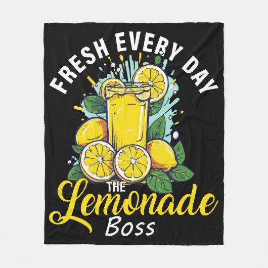 Vers elke dag De limonadebaas Fleece Deken (Voorkant)