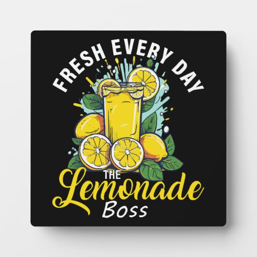 Vers elke dag De limonadebaas Fotoplaat (Voorkant)