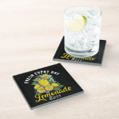 Vers elke dag de limonadebaas glazen onderzetter (Schuin)