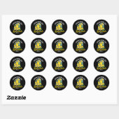 Vers elke dag De limonadebaas Ronde Sticker (Vel)