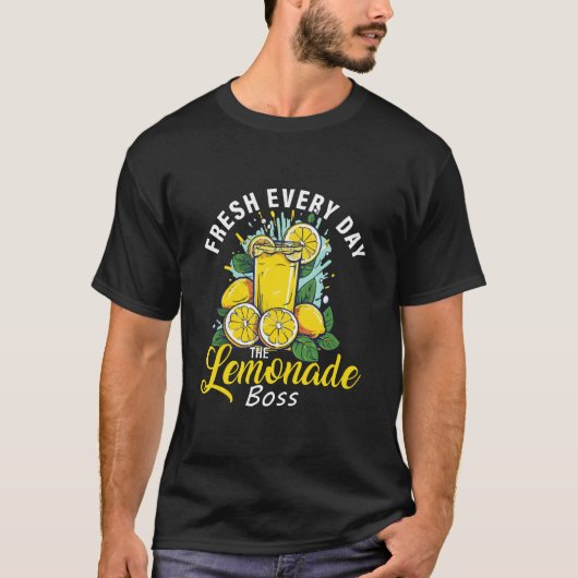 Vers elke dag De limonadebaas T-shirt (Voorkant)