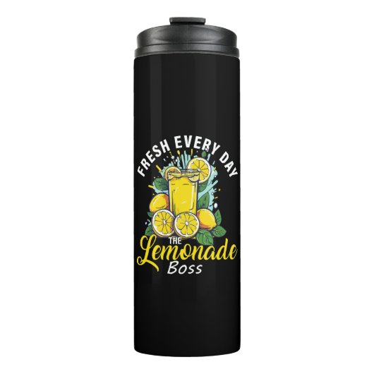 Vers elke dag De limonadebaas Thermosbeker (Voorkant)