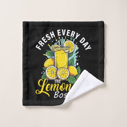 Vers elke dag De limonadebaas Washandje (Wasdoekje)