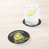 Vers elke dag De limonadebaas Zandsteen Onderzetter (Zijkant)