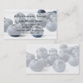 Vers en Modern Blueberries Visitekaartje (Voorkant / Achterkant)