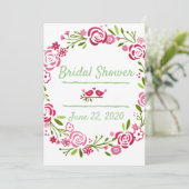 Vers en zoet bridal Shower Invitation Save The Date (Staand voorkant)