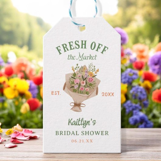 Vers Fris Van De Markt Boerenmarkt Bruidsborrel Cadeaulabel
