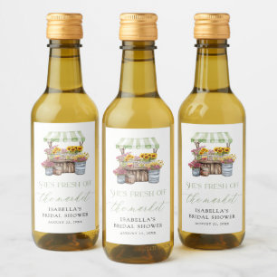 Vers Fris Van De Markt Boerenmarkt Bruidsdiner  Wijn Etiket