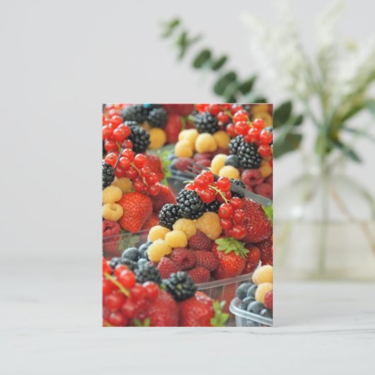 vers fruit briefkaart (Staand voorkant)