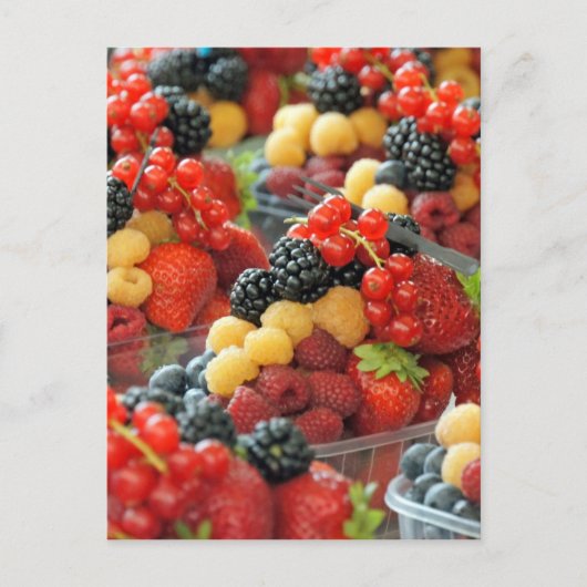 vers fruit briefkaart (Voorkant)