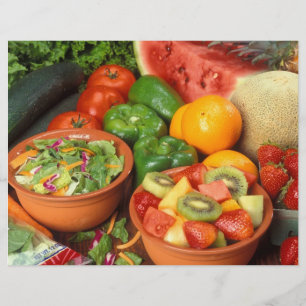 Vers fruit en groenten flyer