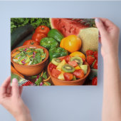 Vers fruit en groenten flyer (Hand)