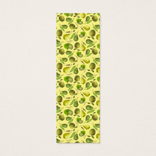 vers fruit, gepersonaliseerd Bladwijzer Mini Visitekaartjes (Achterkant)