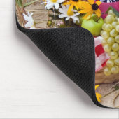 vers fruit in de strandmand muismat (Hoek)