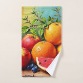 Vers fruit in een perfecte mix bad handdoek (Handdoek)