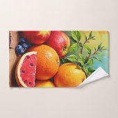 Vers fruit in een perfecte mix bad handdoek (Handdoek)