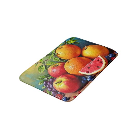 Vers fruit in een perfecte mix badmat (Gekanteld)