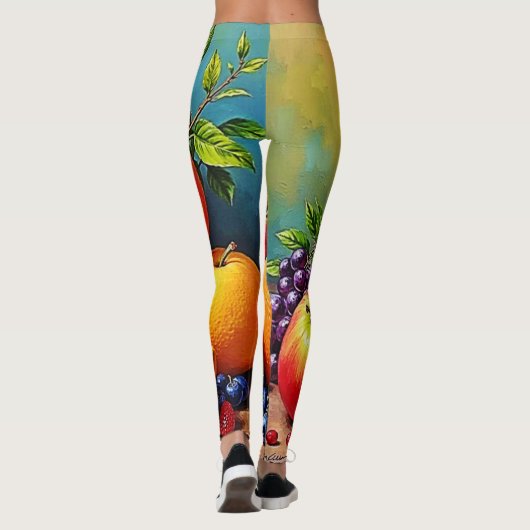 Vers fruit in een perfecte mix leggings (Achterkant)