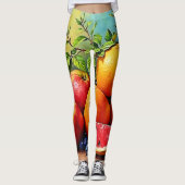 Vers fruit in een perfecte mix leggings (Voorkant)