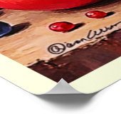 Vers fruit in een perfecte mix poster (Hoek)