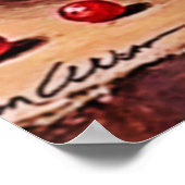 Vers fruit in een perfecte mix poster (Hoek)