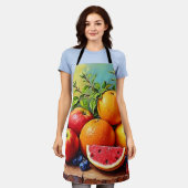 Vers fruit in een perfecte mix schort (Gedragen)