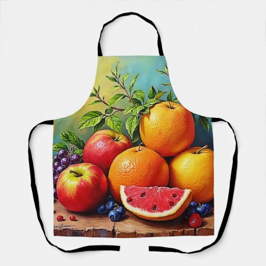 Vers fruit in een perfecte mix schort (Voorkant)