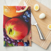 Vers fruit in een perfecte mix theedoek (Quarter Fold)